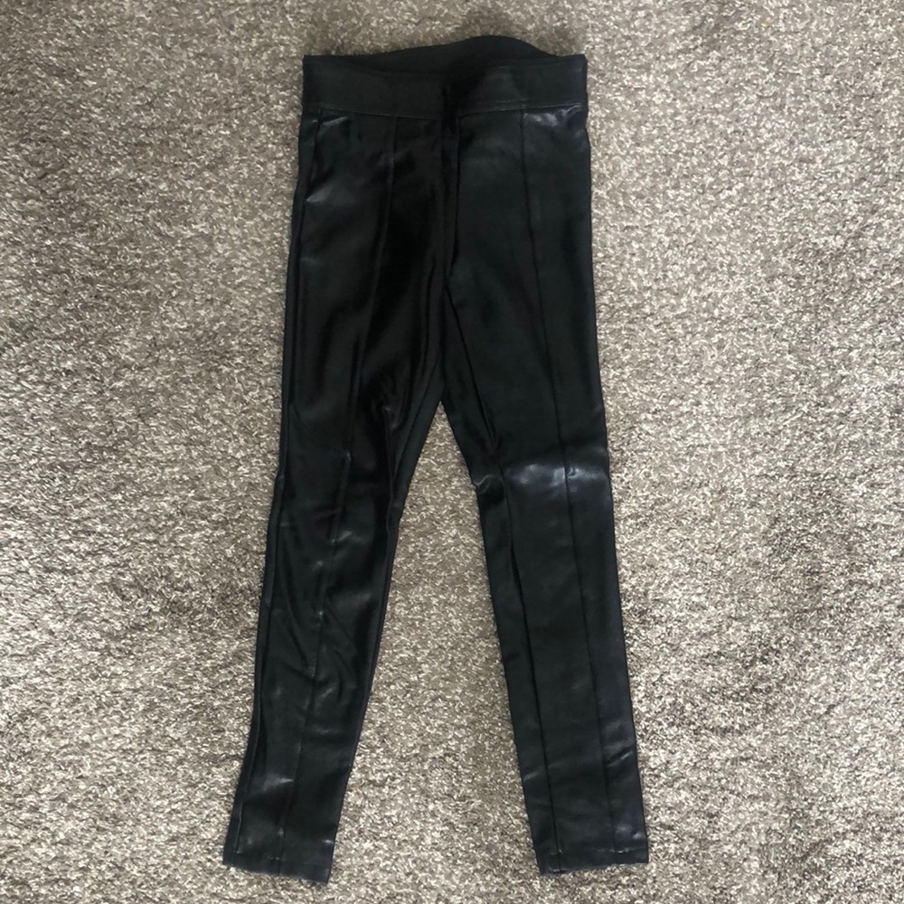 Kids faux leather leggings